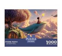 Sinoshow_24085_a_Little_Girl_in_Red_Dress_Sitting_on_Top_of_BLU_b07c1baa-076b-45e7-871d-fb8645c8b8d3_4 1000 Piezas Rompecabezas Difícil, Desafiante, Casi Imposible Juego De Rompecabezas, Juguetes Edu