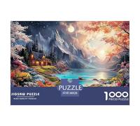 Sinoshow_24085_a_Log_Cabin_in_The_Distance_a_Winding_Path_leadi_132c7bd5-b91e-488b-89f0-bced5248b6b1_1 1000 Piezas Rompecabezas Estimulante Y Educativo Rompecabezas, Juego Familiar Anti-Estrés, Jugue