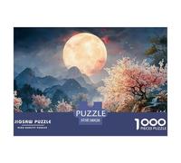 Sinoshow_24085_a_Majestic_Moon_Setting_Over_an_Enchanted_Mounta_d5e8ee17-0d62-4252-bd25-2bf1ebc0e518_3 1000 Piezas Rompecabezas Divertido Y Estimulante Juego De Rompecabezas, Juguetes Educativos Únic