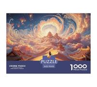 Sinoshow_24085_a_Man_is_Climbing_The_Stairs_to_Heaven_in_Front__63d11b43-203d-457c-a42f-056ebab21e2e_2 1000 Piezas Rompecabezas Difícil, Desafiante, Casi Imposible Rompecabezas