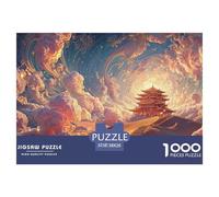 Sinoshow_24085_a_Man_is_Climbing_The_Stairs_to_Heaven_in_Front__63d11b43-203d-457c-a42f-056ebab21e2e_1 1000 Piezas Rompecabezas Estimulante Y Educativo Juego De Rompecabezas, Juguetes Educativos Únic