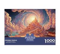 Sinoshow_24085_a_Man_is_Climbing_The_Stairs_to_Heaven_in_Front__63d11b43-203d-457c-a42f-056ebab21e2e_4 1000 Piezas Rompecabezas Divertido Y Estimulante Juego De Rompecabezas, Juguetes Educativos Únic