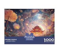 Sinoshow_24085_a_Man_Rowing_in_The_Middle_of_Lotus_Leaves_surre_6f7d3e47-b352-4250-a58b-fba3f9e4682b_3 1000 Piezas Rompecabezas Estimulante Y Educativo Rompecabezas, Juguetes Educativos Únicos Y Esti