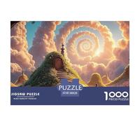 Sinoshow_24085_a_Man_Stands_at_The_Top_of_an_Endless_Staircase._41a2e78e-aecf-4402-9676-066e403c5e8f_4 1000 Piezas Rompecabezas Divertido Y Estimulante Juego De Rompecabezas, Juguetes Educativos Únic