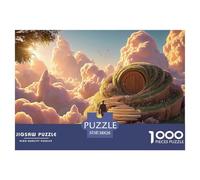 Sinoshow_24085_a_Man_Walking_up_The_Stairs_in_Desert_a_Spiral_o_466f2d62-66ec-4a4f-9d16-c8cba5ef0acc_2 1000 Piezas Rompecabezas Difícil, Desafiante, Casi Imposible Juego De Rompecabezas, Juguetes Edu