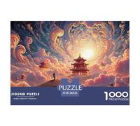 Sinoshow_24085_a_Man_Walks_up_The_Stairs_to_Heaven_Surrounded_b_b2e5f311-fbef-4d25-9186-960783775759_4 1000 Piezas Rompecabezas Difícil, Desafiante, Casi Imposible Rompecabezas