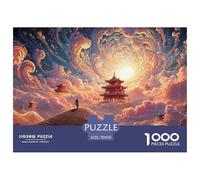 Sinoshow_24085_a_Man_Walks_up_The_Stairs_to_Heaven_Surrounded_b_b2e5f311-fbef-4d25-9186-960783775759_4 1000 Piezas Rompecabezas Difícil, Desafiante, Casi Imposible Rompecabezas