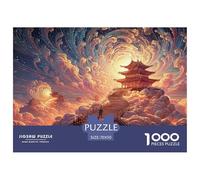 Sinoshow_24085_a_Man_Walks_up_The_Stairs_to_Heaven_Surrounded_b_b2e5f311-fbef-4d25-9186-960783775759_2 1000 Piezas Rompecabezas Difícil, Desafiante, Casi Imposible Rompecabezas, Juguetes Educativos Ú