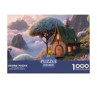 Sinoshow_24085_a_Miniature_House_on_The_Edge_of_a_Cliff_with_WH_356e45ef-01ad-4b60-a586-3ecc2ac16376_4 1000 Piezas Rompecabezas Estimulante Y Educativo Juego De Rompecabezas, Im