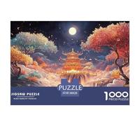 Sinoshow_24085_a_Painting_of_Colorful_Trees_on_The_Shore_with_w_4cfadf6f-816a-4cbb-b65c-440ac55c440a_4 1000 Piezas Rompecabezas Difícil, Desafiante, Casi Imposible Juego De Rompecabezas, Juguetes Edu