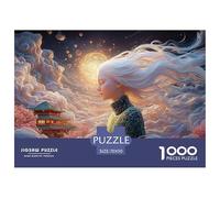 Sinoshow_24085_a_Pale_Albino_Woman_with_Long_White_Hair_Wearing_692932fe-a89a-473c-b9b2-b736c44a9570_3 1000 Piezas Rompecabezas Estimulante Y Educativo Rompecabezas, Juego Familiar Anti-Estrés, Regal