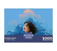 Sinoshow_24085_a_Photograph_of_a_Young_Beautiful_Woman_with_bla_6999d075-02be-41ef-8661-d4c78d915360_4 1000 Piezas Rompecabezas Estimulante Y Educativo Juego De Rompecabezas, Juego Familiar Anti-Estr