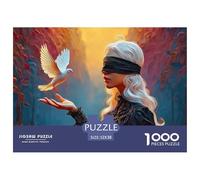 Sinoshow_24085_a_Photograph_of_an_Albino_Woman_with_White_Hair__5d1adca4-4553-4917-9fc9-2525742b99b6_1 1000 Piezas Jigsaw Puzzle Difícil, Desafiante, Casi Imposible Juego De Rompecabezas, Juguetes Ed