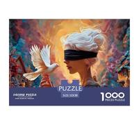 Sinoshow_24085_a_Photograph_of_an_Albino_Woman_with_White_Hair__7b3e8e52-93f1-41da-bd58-75f504d90b9c_2 1000 Piezas Rompecabezas Divertido Y Estimulante Juego De Rompecabezas, Juguetes Educativos Únic