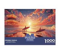 Sinoshow_24085_a_Photograph_of_Two_Surfers_Walking_Along_The_be_1c6c1046-1328-4146-8718-dd6364897379_3 1000 Piezas Rompecabezas Difícil, Desafiante, Casi Imposible Juego De Rompecabezas, Juego Famili