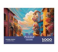 Sinoshow_24085_a_Picturesque_Street_in_The_South_of_France_with_393b231b-3cb2-4d7d-8f26-d397e256b2f8_4 1000 Piezas Rompecabezas Divertido Y Estimulante Rompecabezas, Juego Familiar Anti-Estrés, Regal