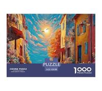 Sinoshow_24085_a_Picturesque_Street_in_The_South_of_France_with_63ade61e-8faa-48e5-b1b8-edc47e902553_3 1000 Piezas Jigsaw Puzzle Difícil, Desafiante, Casi Imposible Rompecabezas, Juguetes Educativos