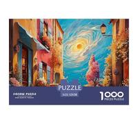 Sinoshow_24085_a_Picturesque_Street_in_The_South_of_France_with_63ade61e-8faa-48e5-b1b8-edc47e902553_1 1000 Piezas Rompecabezas Divertido Y Estimulante Rompecabezas, Imágenes Vi