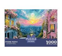 Sinoshow_24085_a_Pink_Vintage_Car_in_The_Streets_of_Montmartre__d8545e6a-05ce-475c-81ef-ce83eb7c07aa_4 1000 Piezas Rompecabezas Divertido Y Estimulante Juego De Rompecabezas, Juguetes Educativos Únic