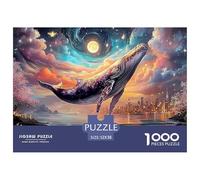 Sinoshow_24085_a_Pink_Whale_with_Its_Head_Raised_Above_The_City_78cecef2-e422-4a51-ace6-7a5641e157da_3 (1) 1000 Piezas Rompecabezas Difícil, Desafiante, Casi Imposible Juego De Rompecabezas, Juguetes