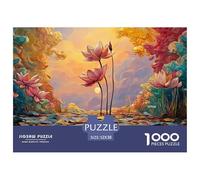 Sinoshow_24085_a_Pond_with_Lotus_Leaves_and_Pink_Flowers_floati_5c7e44fd-c8cb-4e5d-9580-6a0fafcc5b85_4 1000 Piezas Jigsaw Puzzle Difícil, Desafiante, Casi Imposible Rompecabezas, Juego Familiar Anti-