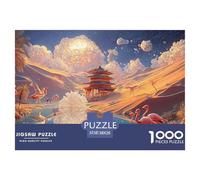Sinoshow_24085_a_Realistic_Illustration_of_an_Oasis_in_The_dese_af8ca247-ccd8-4e2e-9eca-153865cc032b_1 1000 Piezas Rompecabezas Estimulante Y Educativo Rompecabezas, Imágenes Vi