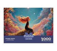 Sinoshow_24085_a_Red-Haired_Girl_with_Long_Hair_Sits_on_The_EDG_8c8e950b-7cd1-483a-acbf-1ebaa6150a9f_4 1000 Piezas Jigsaw Puzzle Difícil, Desafiante, Casi Imposible Juego De Rompecabezas, Regalo De N