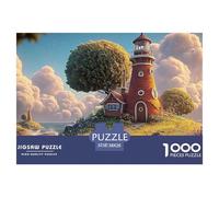 Sinoshow_24085_a_Red_Lighthouse_with_a_White_Roof_and_Walls_sta_3f45d1ed-effa-411f-a831-f2de5189ba5a_3 1000 Piezas Rompecabezas Difícil, Desafiante, Casi Imposible Rompecabezas, Juego Familiar Anti-E