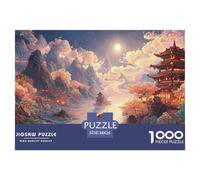 Sinoshow_24085_a_River_Flows_Between_The_Mountains_in_The_Style_74372cd3-e7aa-4fc2-98f1-3b2c2416cba9_1 1000 Piezas Rompecabezas Estimulante Y Educativo Juego De Rompecabezas, Im