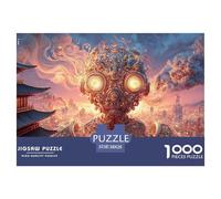 Sinoshow_24085_a_Robot_in_Armor_Made_of_Old_Metal_with_The_City_23d95826-1b6a-4570-9de4-db6f263bc6c6_3 1000 Piezas Rompecabezas Difícil, Desafiante, Casi Imposible Juego De Rompecabezas, Regalo De Na