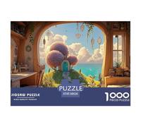 Sinoshow_24085_a_Small_Room_with_an_Open_Window_Overlooking_The_f07e6d3c-eae5-435c-80a1-63fcaa19f53a_3 1000 Piezas Rompecabezas Estimulante Y Educativo Juego De Rompecabezas, Juego Familiar Anti-Estr
