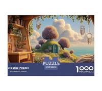 Sinoshow_24085_a_Small_Room_with_an_Open_Window_Overlooking_The_f07e6d3c-eae5-435c-80a1-63fcaa19f53a_1 1000 Piezas Rompecabezas Estimulante Y Educativo Rompecabezas, Juguetes Educativos Únicos Y Esti