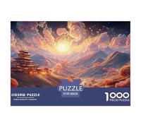 Sinoshow_24085_a_Stunning_Desert_Landscape_at_Sunset_with_rolli_bd66669b-d592-4a2f-b965-ecb93f739672_3 1000 Piezas Rompecabezas Difícil, Desafiante, Casi Imposible Rompecabezas, Juguetes Educativos Ú