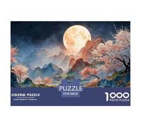 Sinoshow_24085_a_Stunning_Moonlit_Night_Scene_with_Mountains_TR_5d806d90-458e-429f-b365-09d706017d89_3 1000 Piezas Rompecabezas Estimulante Y Educativo Juego De Rompecabezas, Juego Familiar Anti-Estr