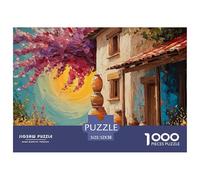 Sinoshow_24085_a_Sunny_Morning_in_The_Village_with_Pots_of_Rice_805a6db6-ce9e-4f47-b2c6-dabc624ac661_1 1000 Piezas Jigsaw Puzzle Difícil, Desafiante, Casi Imposible Rompecabezas, Juego Familiar Anti-