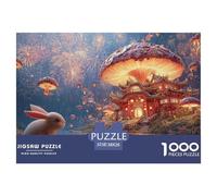 Sinoshow_24085_a_Tiny_Mushroom_House_on_The_Bank_of_an_enchante_aad8d49d-2d7a-4d60-a65a-e72b221ff593_4 1000 Piezas Rompecabezas Difícil, Desafiante, Casi Imposible Juego De Rompecabezas, Juego Famili