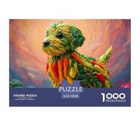Sinoshow_24085_a_Vegetable_Dog_Green_in_Color_Against_a_White_b_3790986a-89df-4e8a-be5b-04b7fec50e68_1 1000 Piezas Jigsaw Puzzle Estimulante Y Educativo Juego De Rompecabezas, Juguetes Educativos Úni