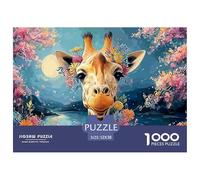 Sinoshow_24085_a_Vibrant_Giraffe_with_Its_Long_Neck_and_colorfu_ed542c0f-63a8-45a6-9b93-4048d80e751a_2 - 副本 1000 Piezas Jigsaw Puzzle Difícil, Desafiante, Casi Imposible Juego De Rompecabezas, Juguet