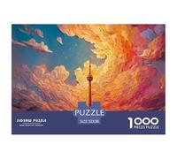 Sinoshow_24085_a_Vibrant_Illustration_of_The_cn_Tower_surrounde_f0c6ab72-8535-46e9-bbfc-39e95d2221b2_3 1000 Piezas Jigsaw Puzzle Estimulante Y Educativo Juego De Rompecabezas, Juguetes Educativos Úni