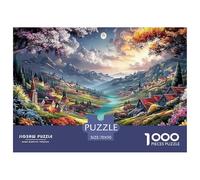 Sinoshow_24085_a_Village_nestled_in_The_Heart_of_Rolling_Green__7f54a2e2-1b78-4dc9-a2a4-0fcf48971c6c_3 1000 Piezas Rompecabezas Estimulante Y Educativo Juego De Rompecabezas, Juego Familiar Anti-Estr