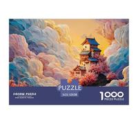 Sinoshow_24085_a_White_and_Blue_Palace_ATOP_The_Mountain_surrou_a303ae94-1990-4301-ba88-f5717f8e0e90_2 1000 Piezas Jigsaw Puzzle Difícil, Desafiante, Casi Imposible Rompecabezas, Juego Familiar Anti-