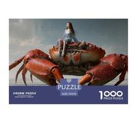 Sinoshow_24085_a_Woman_Sitting_on_Top_of_an_Enormous_Crab_in_TH_b4030c0e-9371-4948-8c8a-87c082dbd600_1 1000 Piezas Rompecabezas Estimulante Y Educativo Rompecabezas, Juego Familiar Anti-Estrés, Regal