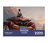 Sinoshow_24085_a_Woman_Sitting_on_Top_of_an_Enormous_Crab_in_TH_b4030c0e-9371-4948-8c8a-87c082dbd600_3 1000 Piezas Rompecabezas Estimulante Y Educativo Rompecabezas, Juego Familiar Anti-Estrés, Jugue