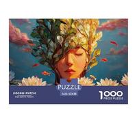 Sinoshow_24085_a_Young_Chinese_Woman_with_Her_Eyes_Closed_sitti_c4461e31-9c3d-41af-b132-f0431ac7924d_3 1000 Piezas Rompecabezas Divertido Y Estimulante Rompecabezas, Juego Familiar Anti-Estrés, Jugue