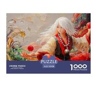 Sinoshow_24085_a_Young_Girl_with_White_Hair_Wearing_Red_Pants_a_9a1d9ec5-2d5d-499a-a3e9-6d1c04e7efc4_4 1000 Piezas Jigsaw Puzzle Difícil, Desafiante, Casi Imposible Juego De Rompecabezas, Regalo De N