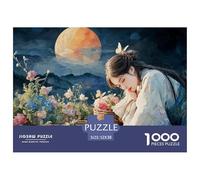 Sinoshow_24085_a_Young_Woman_with_Long_Black_Hair_Lies_on_a_Tab_51ed6afa-cdd0-41e5-afdb-9dffd5868efc_1 1000 Piezas Jigsaw Puzzle Difícil, Desafiante, Casi Imposible Juego De Rompecabezas, Regalo De N