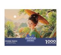 Sinoshow_24085_an_Elegant_and_Beautiful_Woman_Dressed_in_Green__a284f71b-8fda-4d77-b742-63fc55c091c4_4 1000 Piezas Rompecabezas Difícil, Desafiante, Casi Imposible Juego De Rompecabezas, Regalo De Na