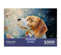 Sinoshow_24085_Beagle_Portrait_in_The_Style_of_Van_Gogh_Oil_PAI_d7af81b6-ef93-4883-8a68-99bbc8c76405_4 1000 Piezas Jigsaw Puzzle Difícil, Desafiante, Casi Imposible Juego De Rompecabezas, Regalo De N