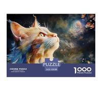 Sinoshow_24085_Beautiful_Cat_in_The_Style_of_Fantasy_Art_glowin_d0c7d7c6-f990-43f7-a5f7-4d8c45d0d806_1 1000 Piezas Jigsaw Puzzle Difícil, Desafiante, Casi Imposible Rompecabezas, Juego Familiar Anti-