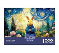 Sinoshow_24085_Bunny_in_Blue_Coat_in_The_Style_of_Peter_Rabbit__2a06dbec-9ad1-4bc3-a7d9-c0eada7683f5_4 1000 Piezas Rompecabezas Divertido Y Estimulante Juego De Rompecabezas, Im